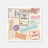 Top Secret - Ga weg! Servetten (Voorkant)