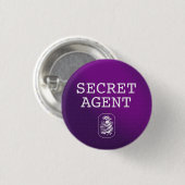 Top Secret / Geheime Agent / Geclassificeerd Ronde Button 3,2 Cm (Voorkant /achterkant)
