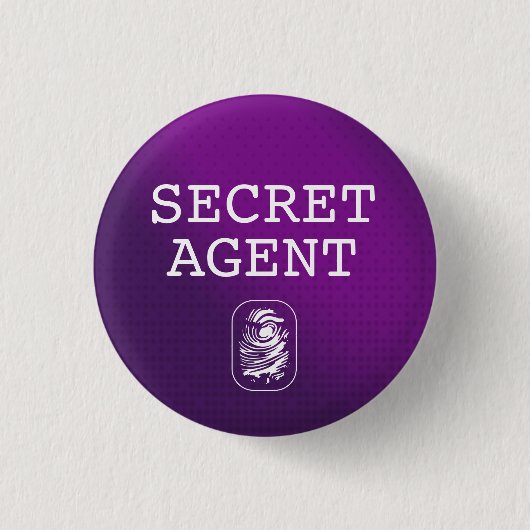 Top Secret / Geheime Agent / Geclassificeerd Ronde Button 3,2 Cm (Voorkant)