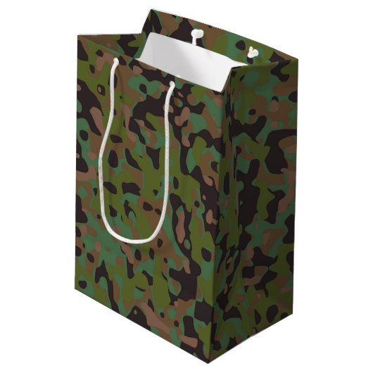 Top Secret GI Soldaat Joe Camo Celebration Party Medium Cadeauzakje (Achterkant Gekanteld)