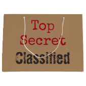 Top Secret Gift Bag Groot Cadeauzakje (Voorkant)