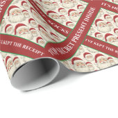 Top Secret kerstcadeau grappig Cadeaupapier (Rol Hoek)