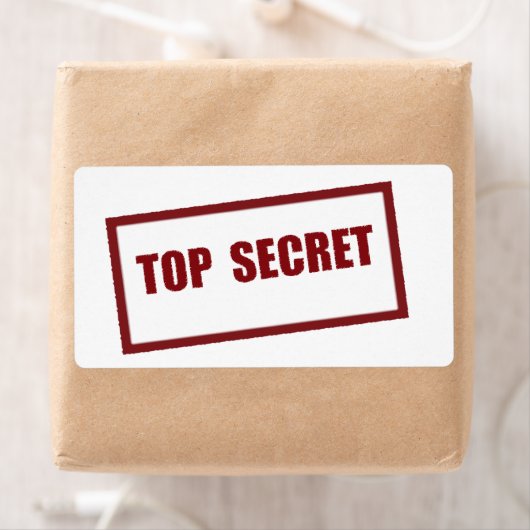 TOP SECRET Lg Etiket (Insitu)