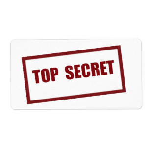 TOP SECRET Lg Etiket