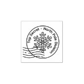 Top Secret | North Pole Division Wood Art Stamp Rubberstempel (Afrduk)