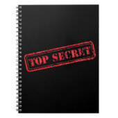Top Secret Notebook Notitieboek (Voorkant)