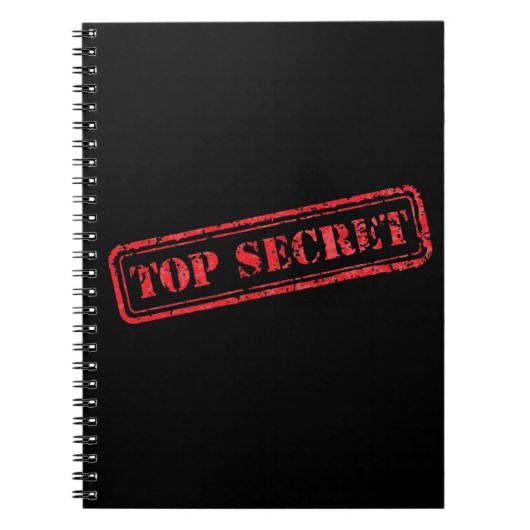 Top Secret Notebook Notitieboek (Voorkant)