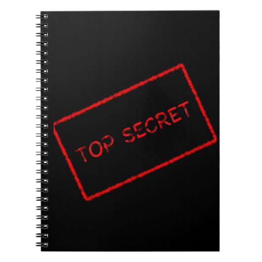 TOP SECRET NOTITIEBOEK (Voorkant)