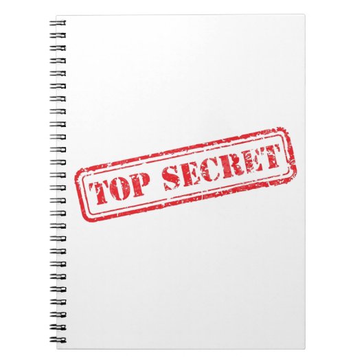 Top Secret Notitieboek (Voorkant)