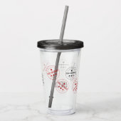 Top Secret Persoonlijk Acryl Drinkbeker (Achterkant)