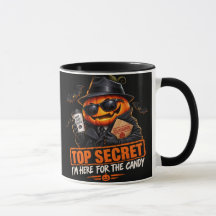 Top Secret Pompoen Snoepgoed 2-zijdige Halloween M