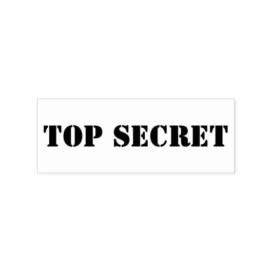 TOP SECRET RUBBERSTEMPEL (Afrduk)