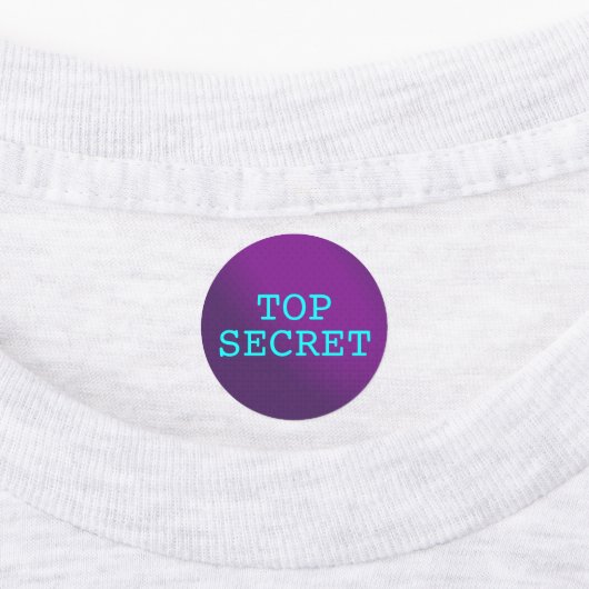 Top Secret / Secret Agent Labels (Aangebracht)