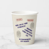 Top Secret Spy Mission Kinder Partij Papieren Bekers (Achterkant)