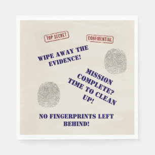 Top Secret Spy Mission Kinder Partij Servet