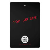 TOP SECRET Spy Thema Mini Klembord (Achterkant)