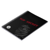 TOP SECRET Spy Thema Notitieboek (Linkerzijde)