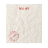 Top Secret Stamp Post-IT Notities Notitieblok (Voorkant)