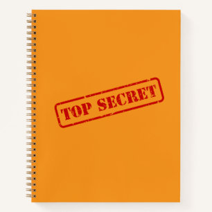 Top Secret Stamped Funny Fun Journal Notitieboek