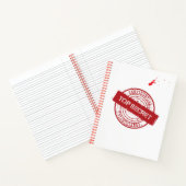 Top Secret Stamped Journal notitieboek (Binnen)