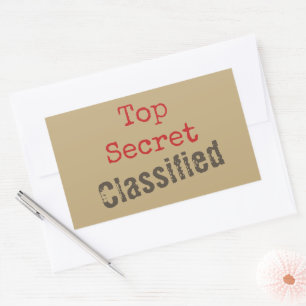 Top Secret Stickers