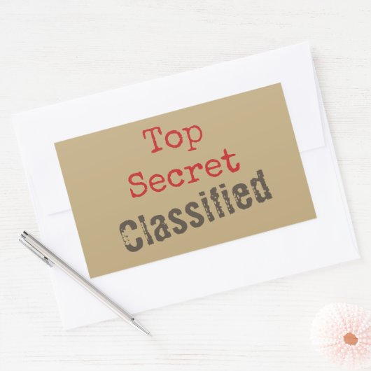 Top Secret Stickers (Envelop)