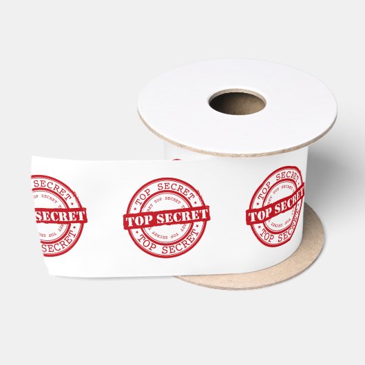 Top Secret Strikt vertrouwelijk Satijnen Lint (Spoel)