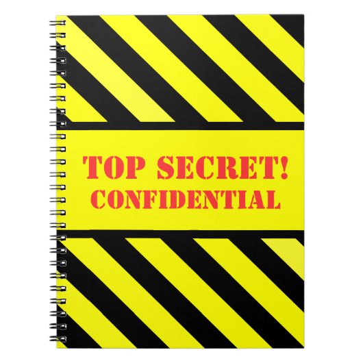 TOP SECRET - Vertrouwelijk Notitieboek (Voorkant)