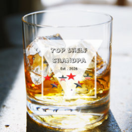 Top Shelf grandpa Engraved Fashion Whisky Glas