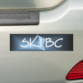 TOP Ski British Columbia Bumpersticker (Op auto)