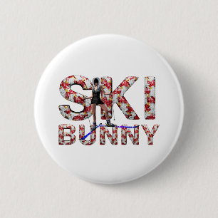 TOP Ski Bunny Ronde Button 5,7 Cm