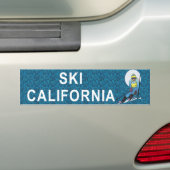 TOP Ski California Bumpersticker (Op auto)