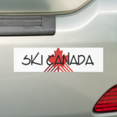TOP Ski Canada Bumpersticker (Op auto)