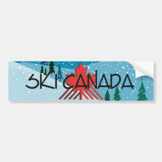 TOP Ski Canada Bumpersticker