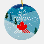 TOP Ski Canada Keramisch Ornament (Voorkant)