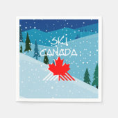 TOP Ski Canada Servetten (Voorkant)