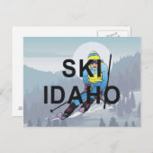 TOP Ski Idaho Briefkaart (Voorkant / Achterkant)
