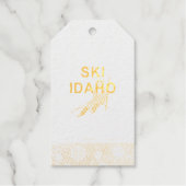 TOP Ski Idaho Cadeaulabels (Voorkant)