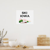 TOP Ski Iowa Poster (Keuken)