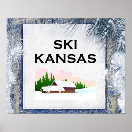 TOP Ski Kansas Poster (Voorkant)