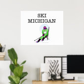 TOP Ski Michigan Poster (Thuiskantoor)