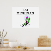 TOP Ski Michigan Poster (Keuken)
