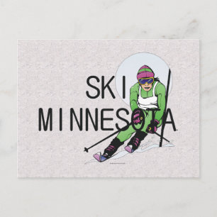 TOP Ski Minnesota Briefkaart