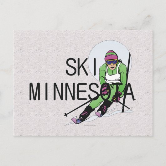 TOP Ski Minnesota Briefkaart (Voorkant)