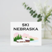 TOP Ski Nebraska Briefkaart (Staand voorkant)