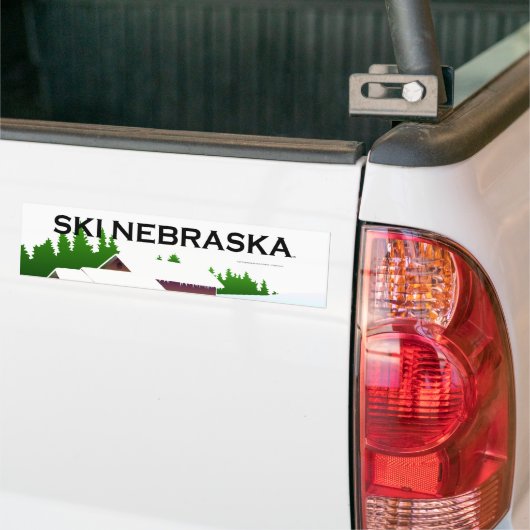 TOP Ski Nebraska Bumpersticker (Op Truck)