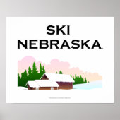 TOP Ski Nebraska Poster (Voorkant)