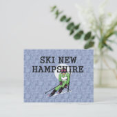 TOP Ski New Hampshire Briefkaart (Staand voorkant)