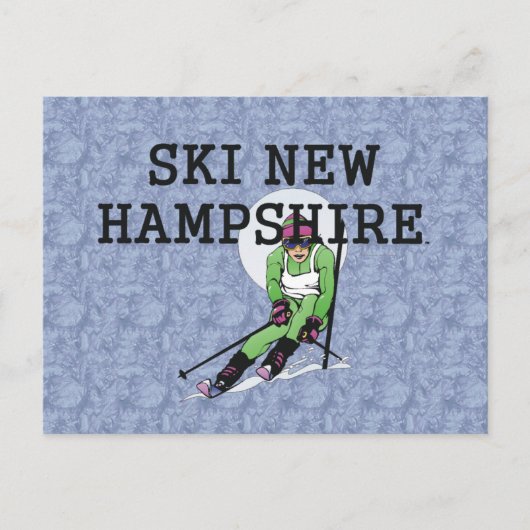 TOP Ski New Hampshire Briefkaart (Voorkant)