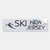 TOP Ski New Jersey Bumpersticker (Voorkant)